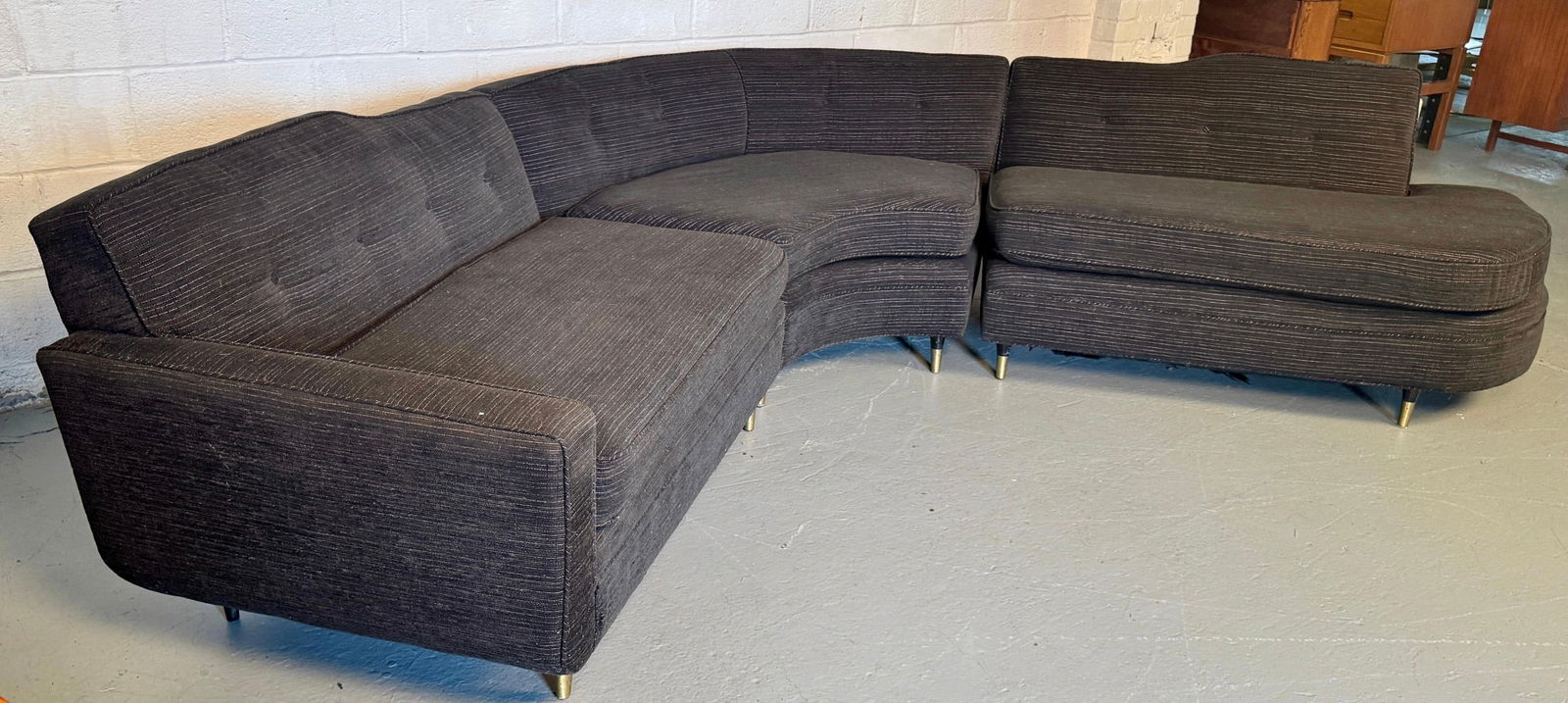 Mid-Century Three Piece Sectional Couch - 14