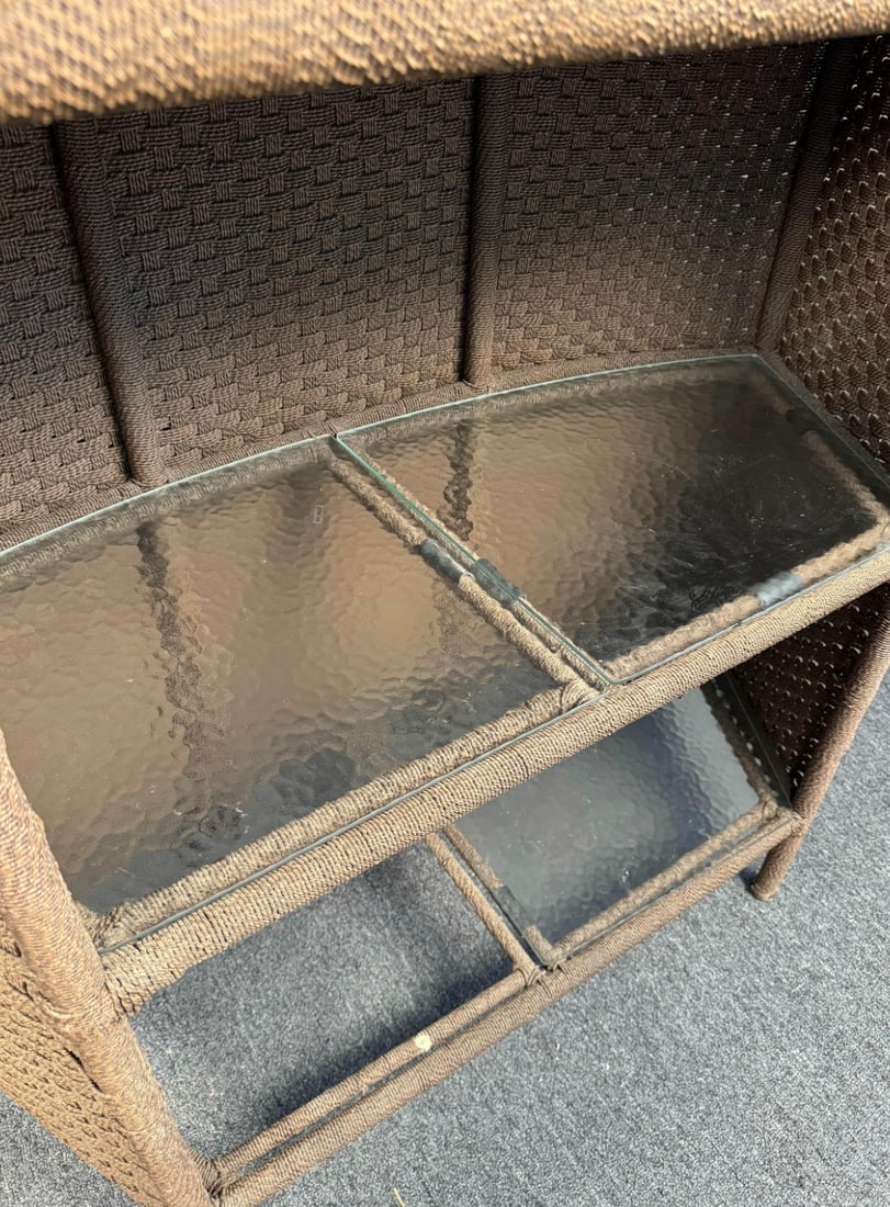 Woven Outdoor Bar Set - 9