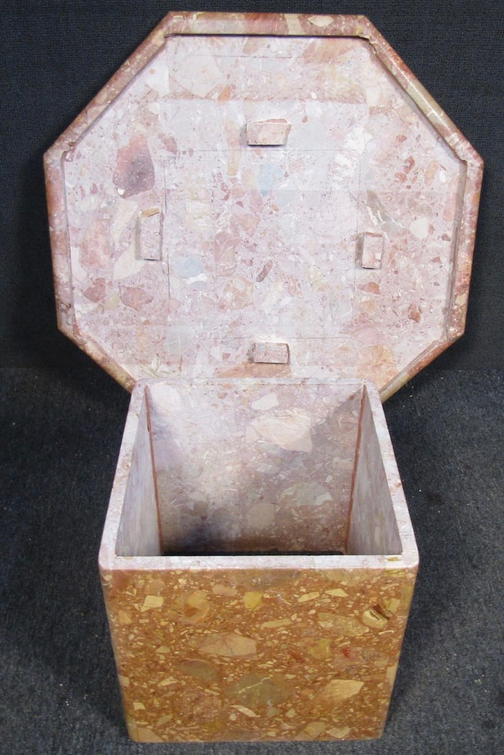 Vintage Marble End Table - 8