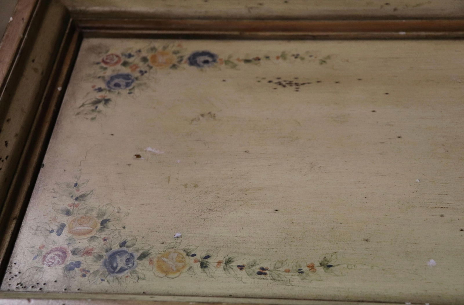 Paint Decorated Wood Console - 9