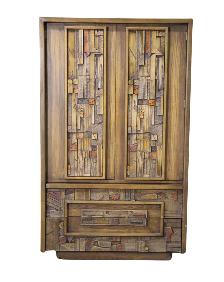 'Pueblo' Series Brutalist Armoire (1 of 14)