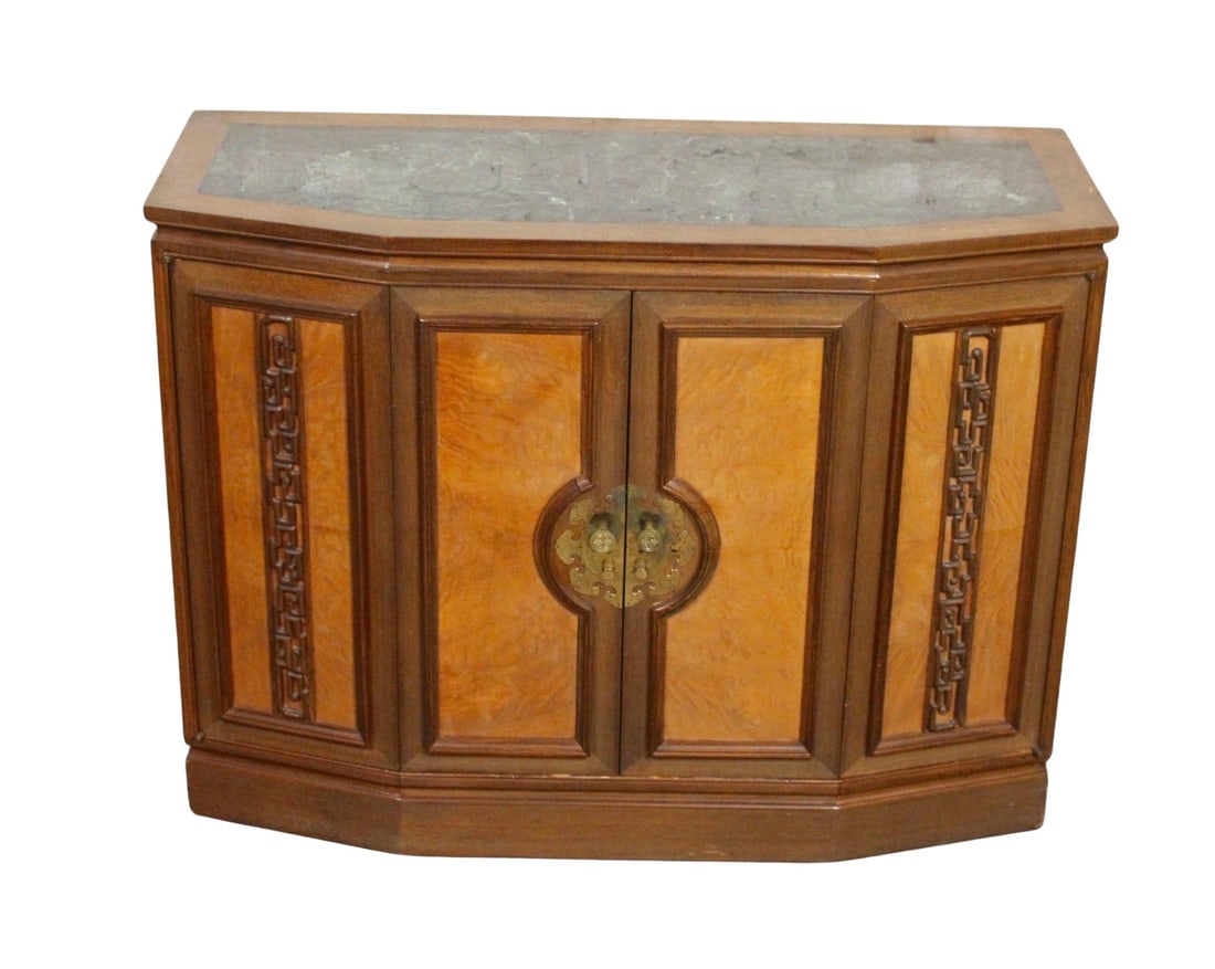 Marble Top Asian Bar Cabinet (1 of 15)