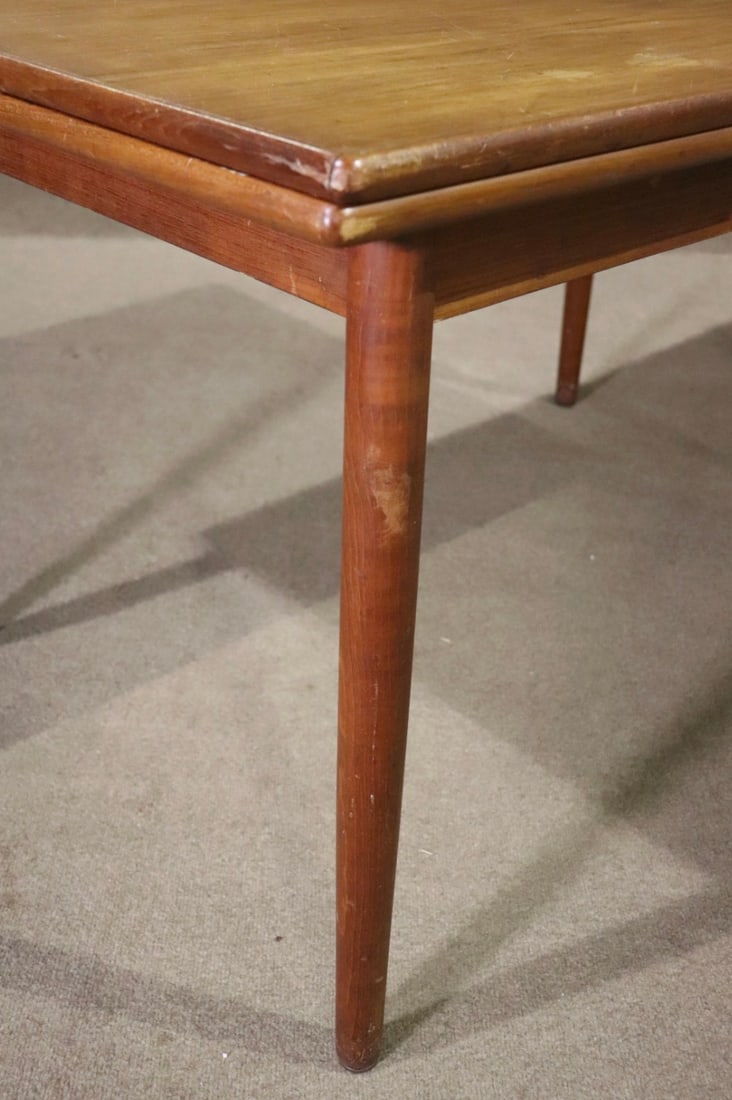 Danish Teak Extending Table - 7