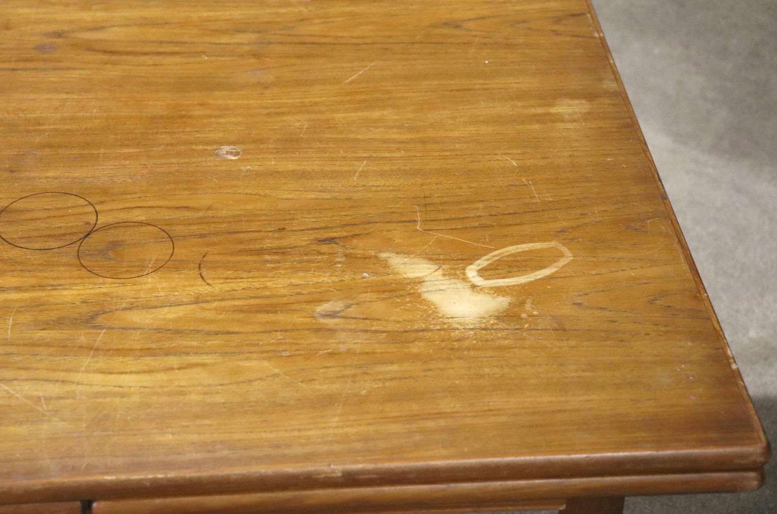 Danish Teak Extending Table - 8