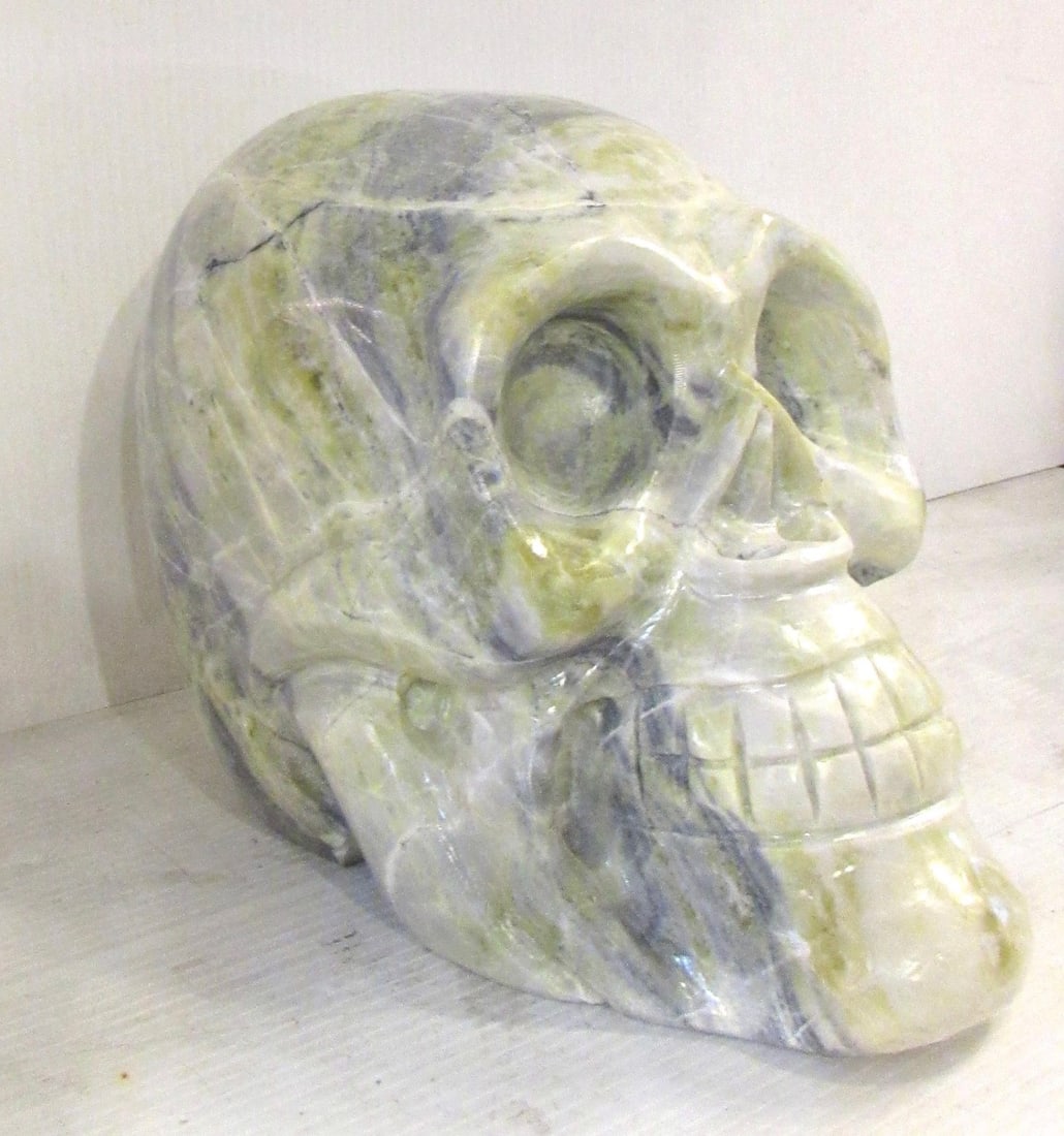 Marble Skull Sculpture - 3