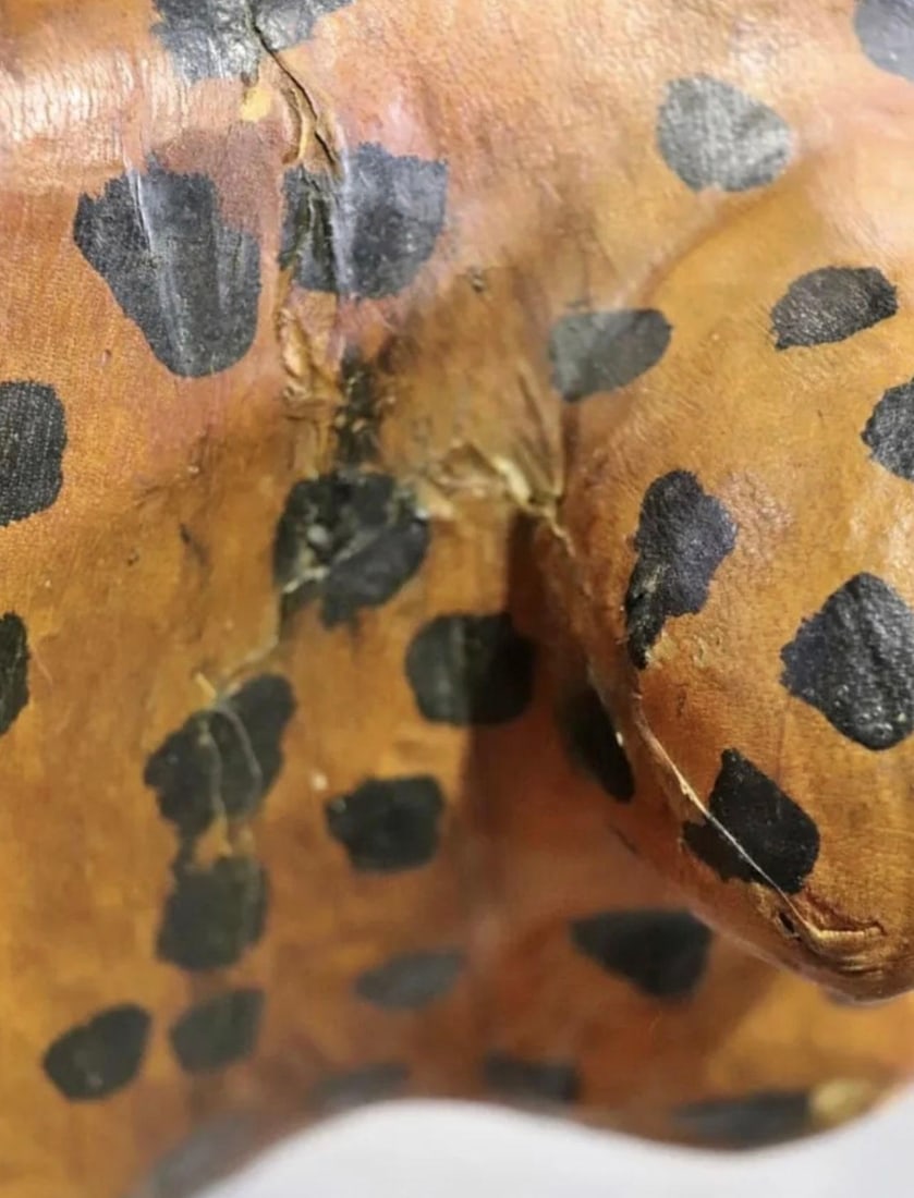 Leather Wrapped Leopard - 7