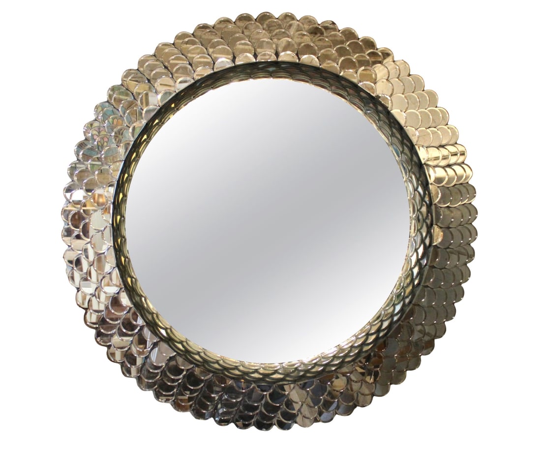 Large Scalloped Mirror by Howard Elliott (1 of 6)