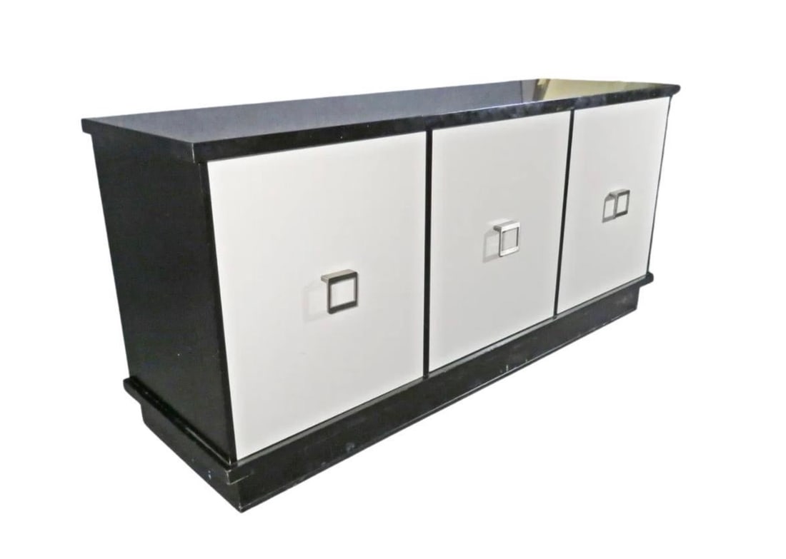 Vintage Ebonized Sideboard (1 of 8)