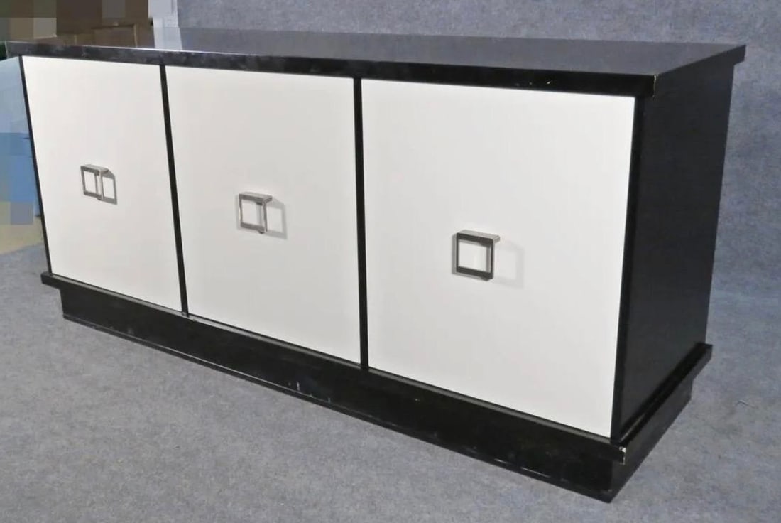 Vintage Ebonized Sideboard - 3