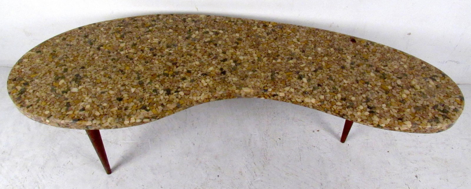 Vintage Kidney Shaped Coffee Table - 3