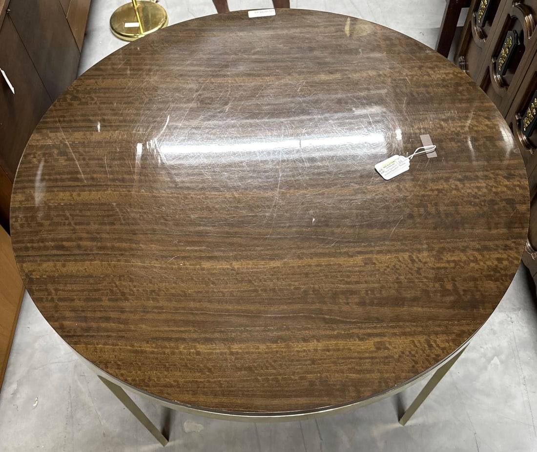 Mid-Century Brass Dining Table - 8