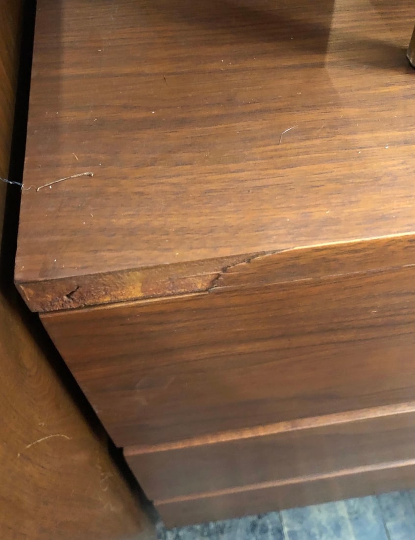 Mid-Century Modern Walnut Chest - 6
