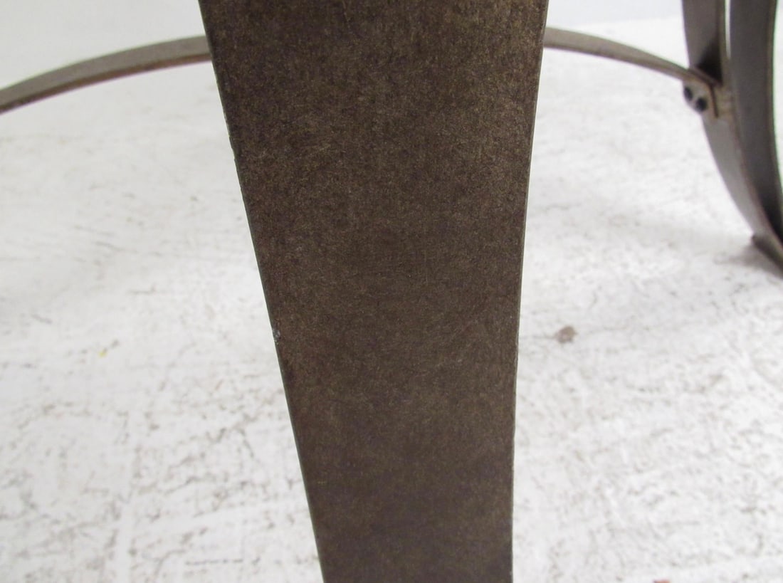Slate Stone Top Metal Side Table - 9
