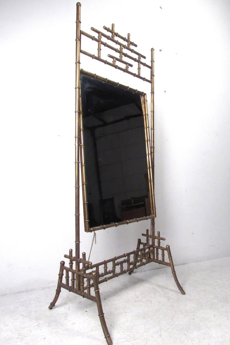 Vintage Full Length Dressing Mirror - 2