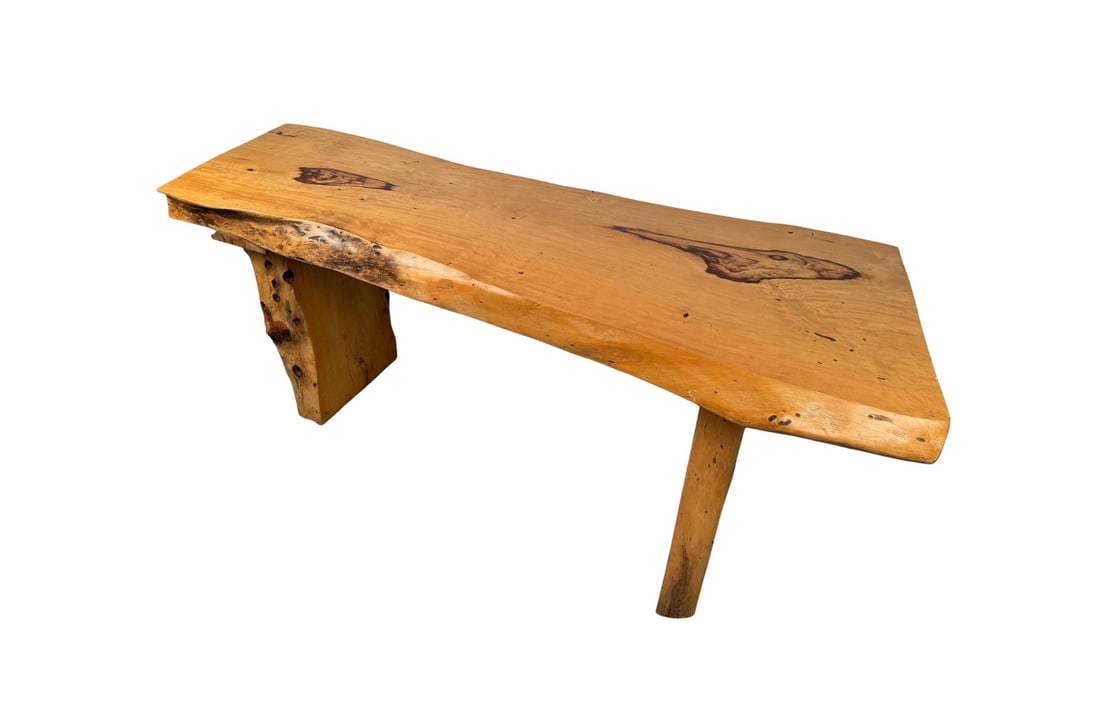 Beautiful Rustic Live Edge Console Table (1 of 9)