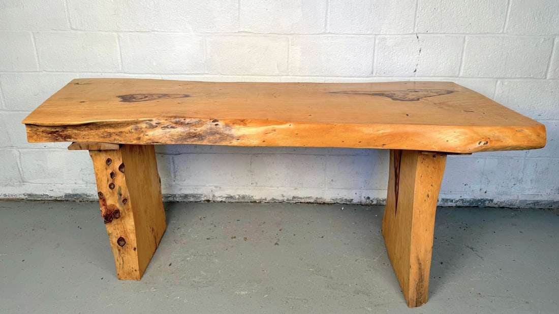 Beautiful Rustic Live Edge Console Table - 2