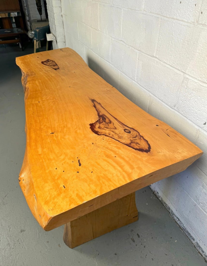 Beautiful Rustic Live Edge Console Table - 6