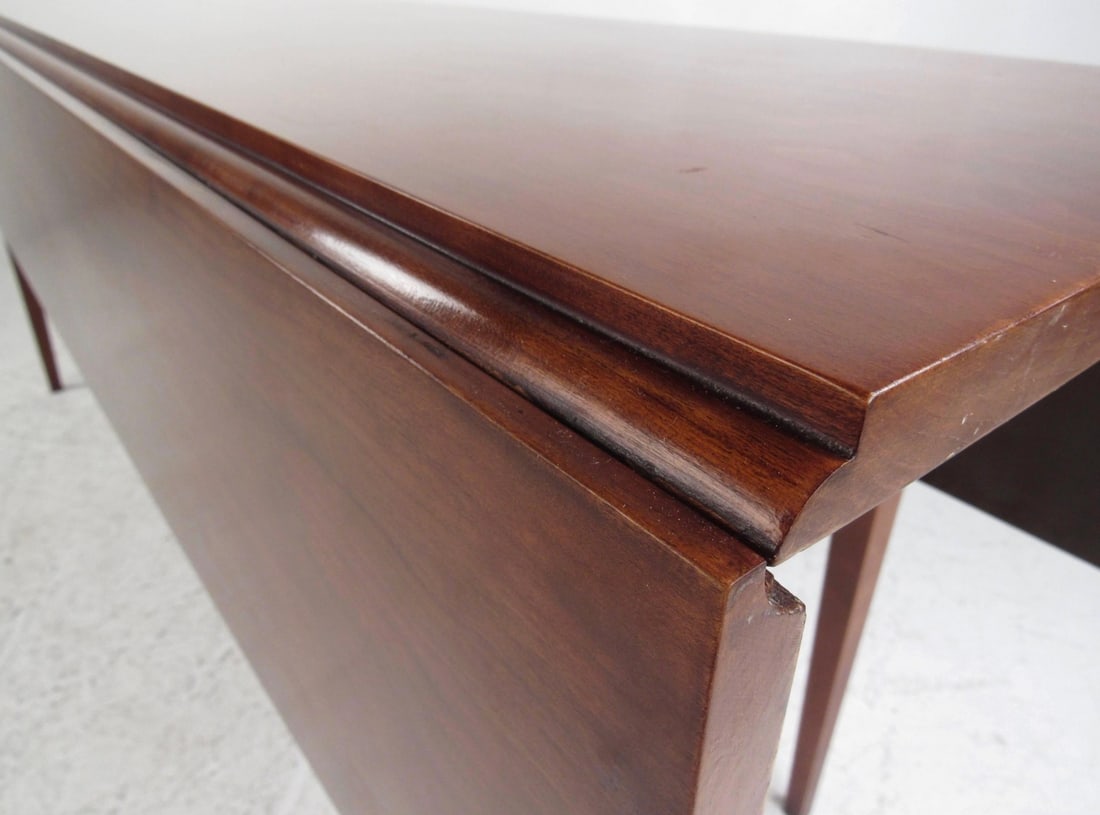 Vintage Eldred Wheeler Cherry Drop Leaf Dining Table, Mid-Century - 6