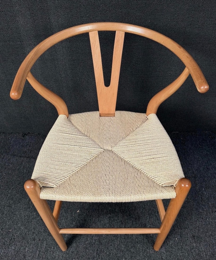 Vintage Style Wishbone Bar Stools - 8