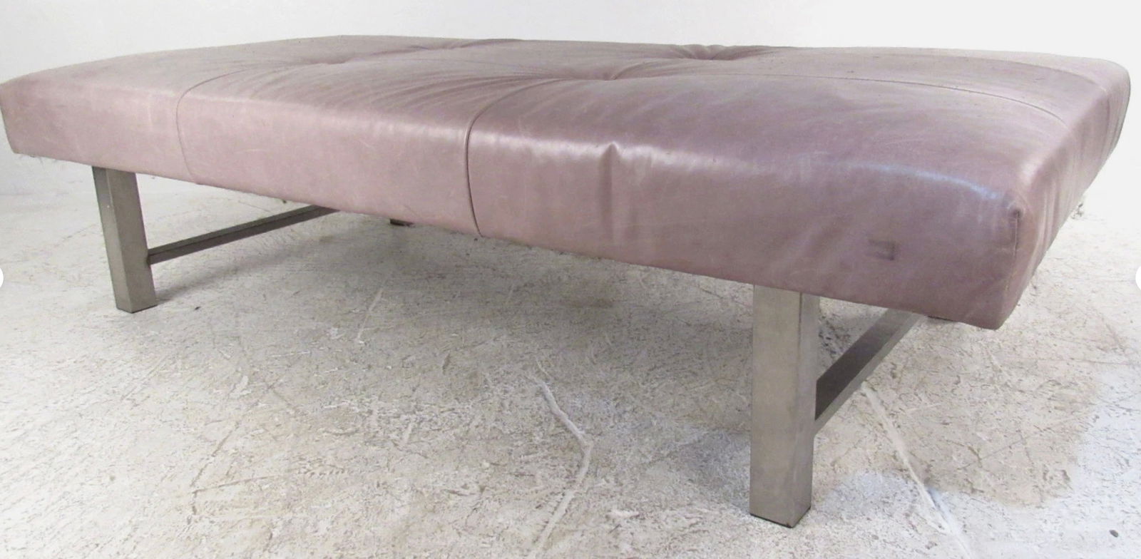 Mid-Century Modern Leather Daybed (1 of 8)