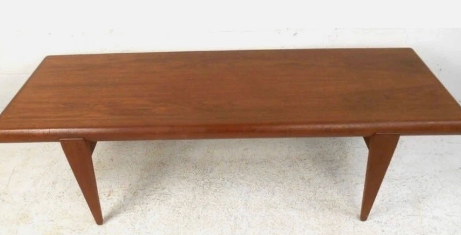 Large Scandinavian Modern Teak Coffee Table - 2
