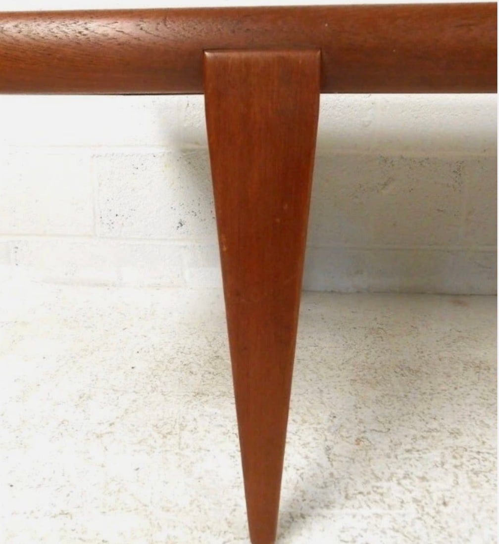 Large Scandinavian Modern Teak Coffee Table - 5