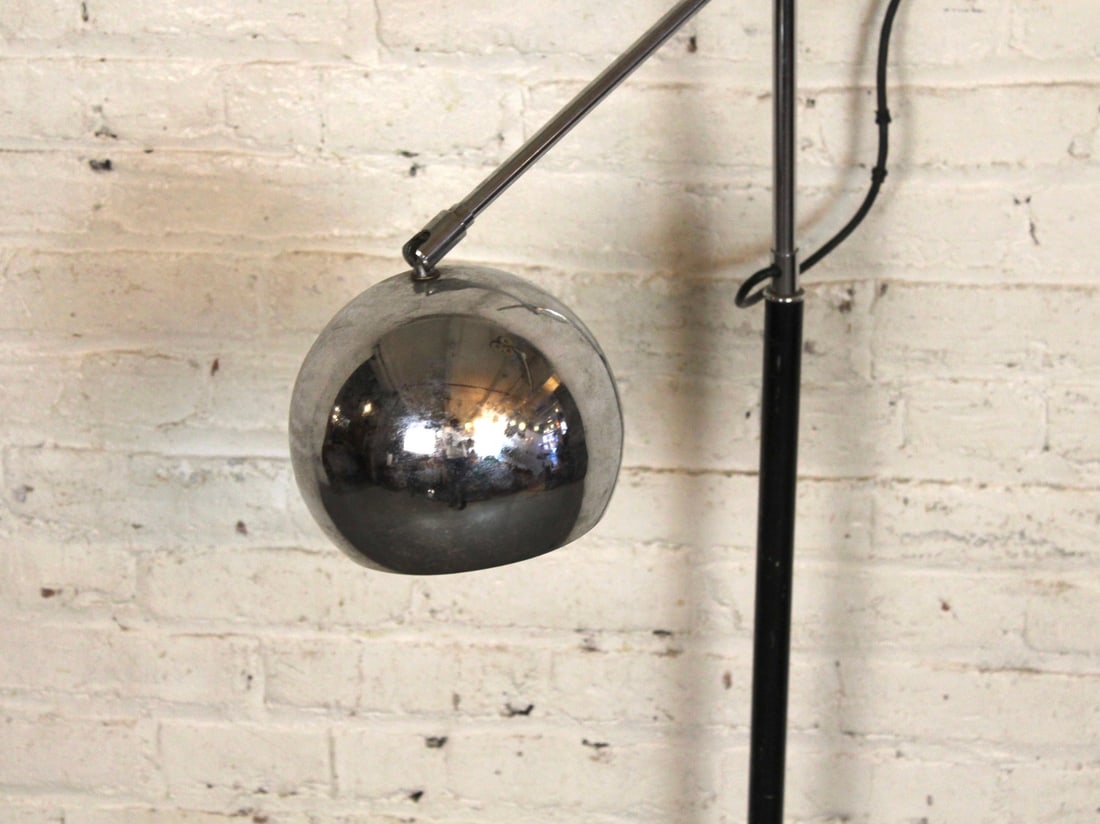 Robert Sonneman "Orbiter" Chrome Floor Lamp - 3