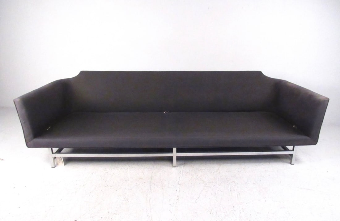 8 Foot Chrome Base Sofa - 3