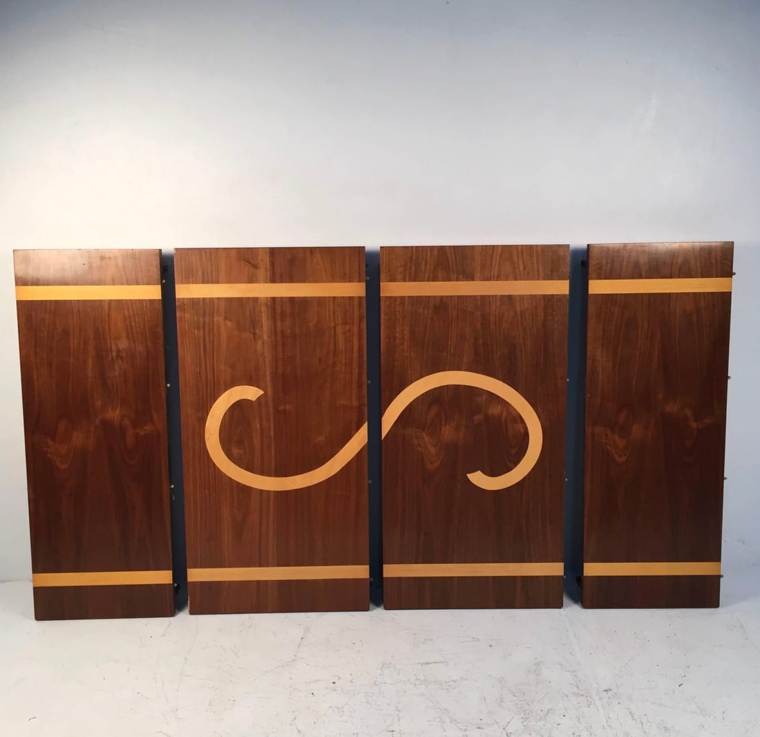 Deco Style Expandable Dining Table attr Frank Lloyd Wright - 6