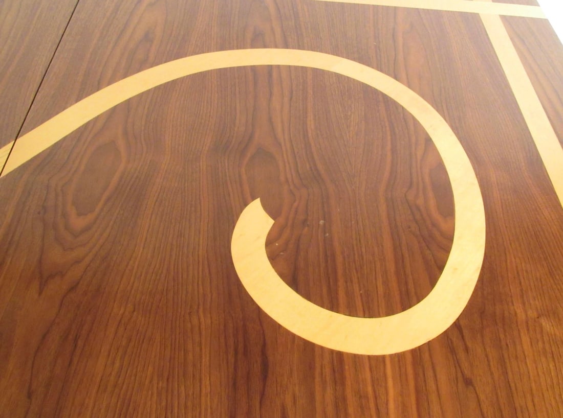 Deco Style Expandable Dining Table attr Frank Lloyd Wright - 7