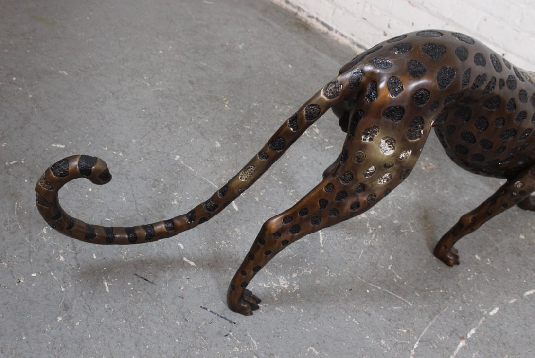 Bronze Cheetah - Five Foot Long - 12