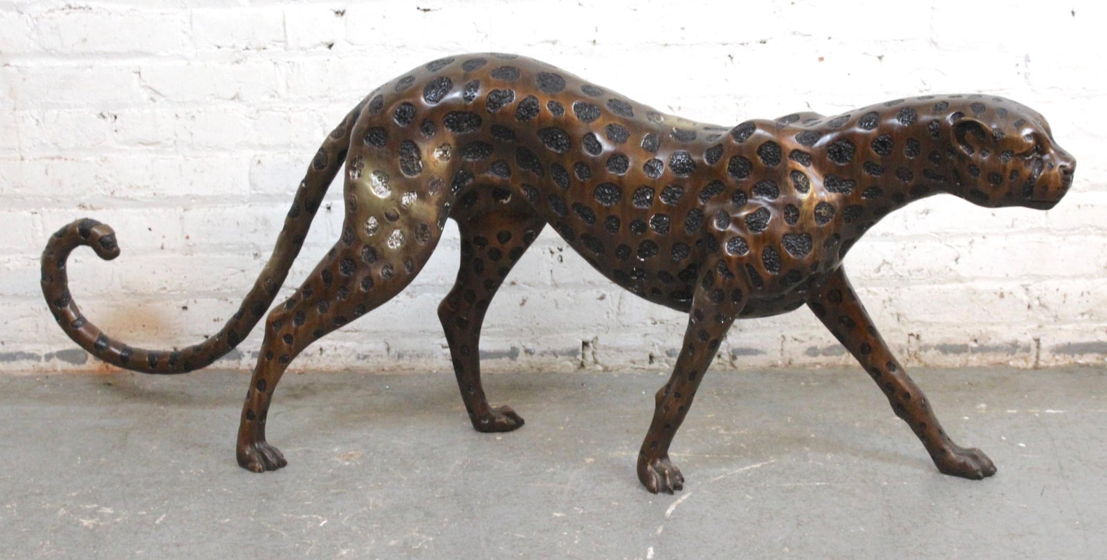 Bronze Cheetah - Five Foot Long - 2