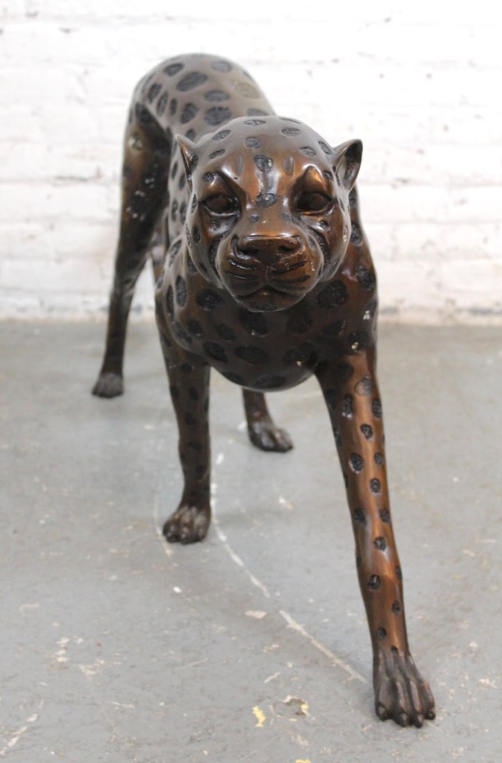 Bronze Cheetah - Five Foot Long - 3
