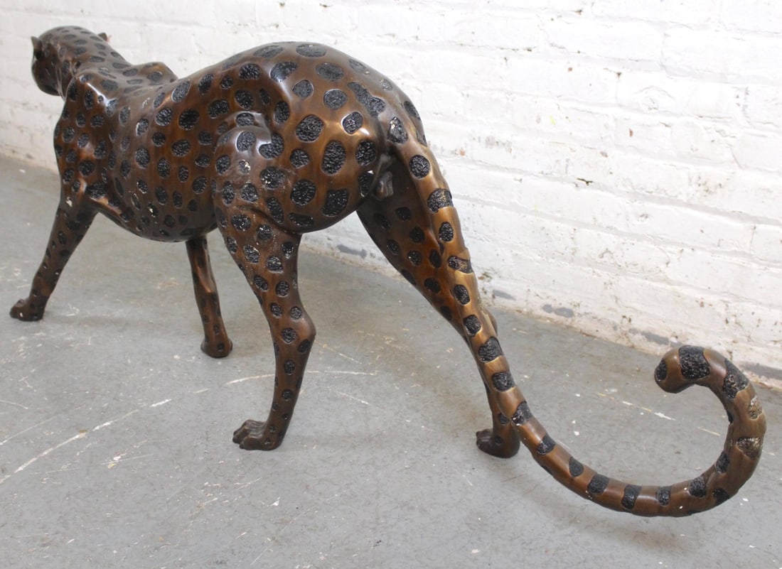 Bronze Cheetah - Five Foot Long - 7