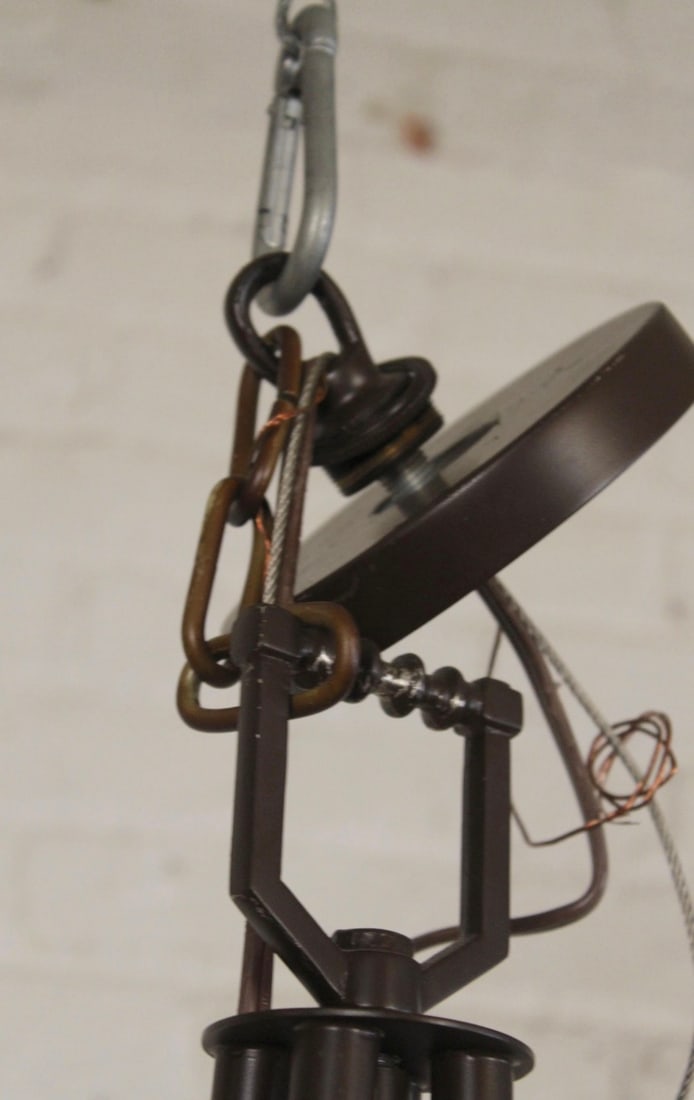 Eight Light Oval Chandelier - 13