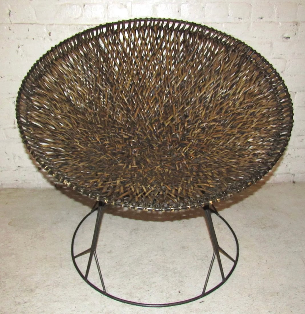 Round Wicker Chair - 8