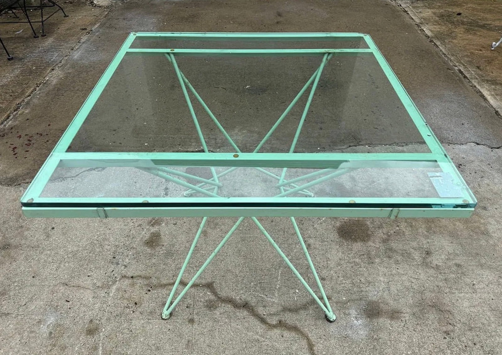 Outdoor Iron Dining Table - 10
