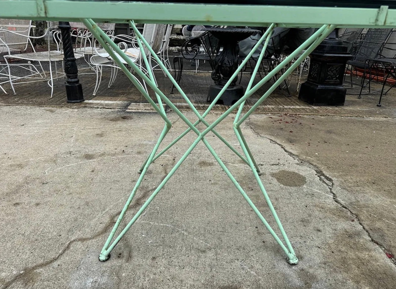 Outdoor Iron Dining Table - 12