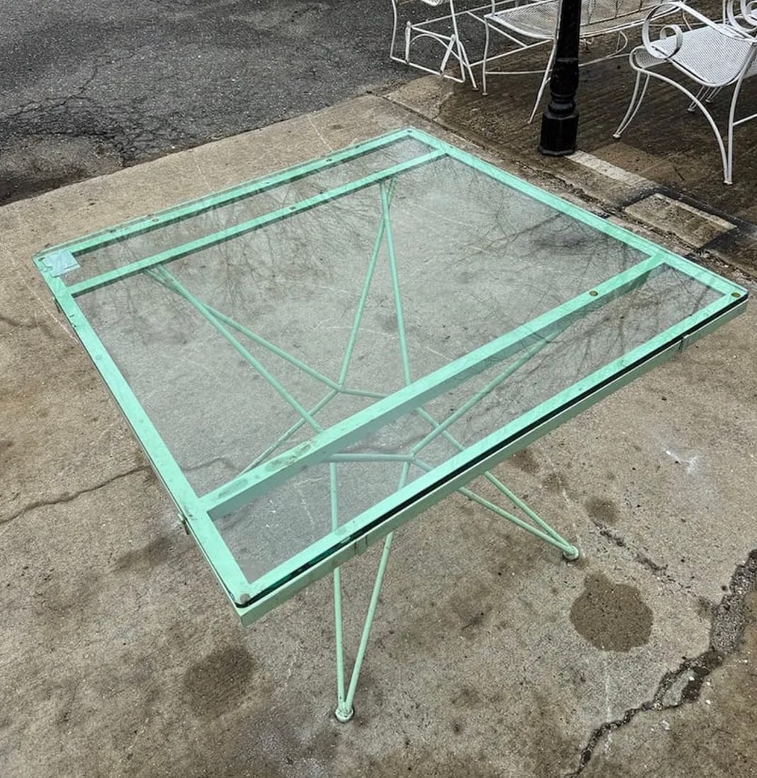 Outdoor Iron Dining Table - 3