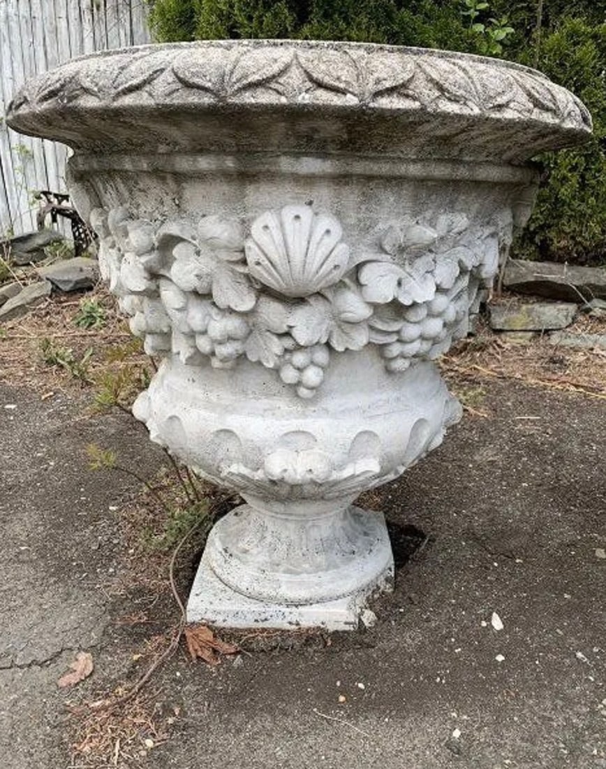 Large Concrete Urns - 2