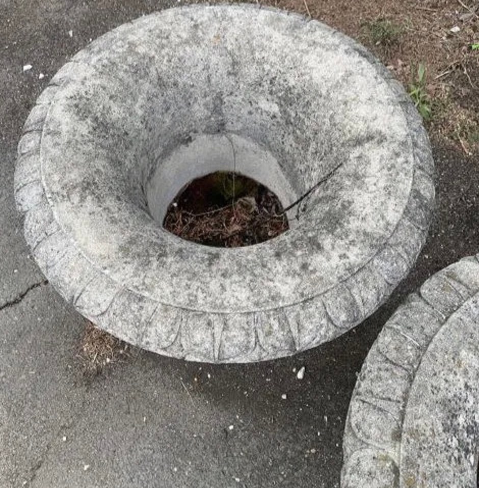 Large Concrete Urns - 6