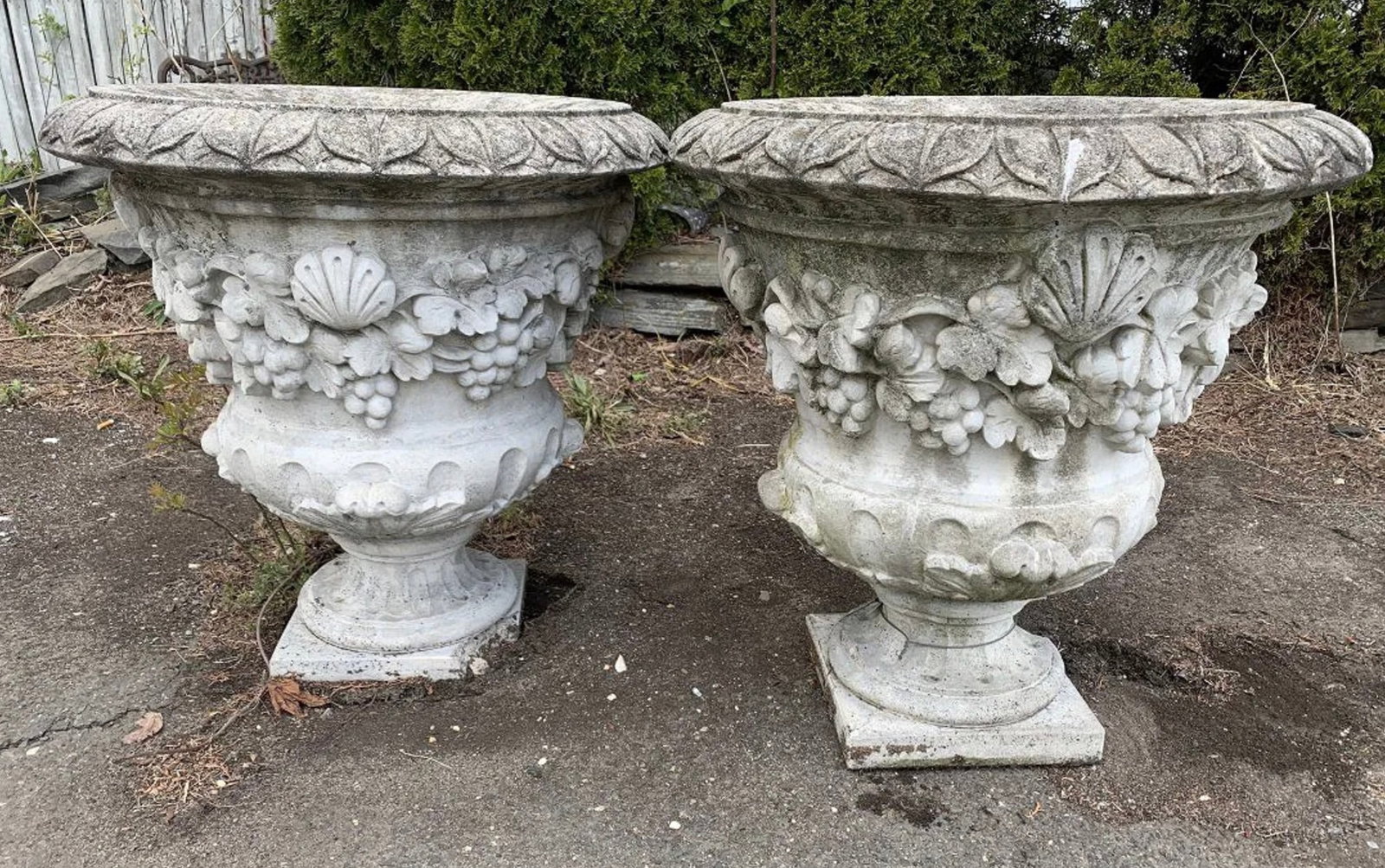 Large Concrete Urns - 9