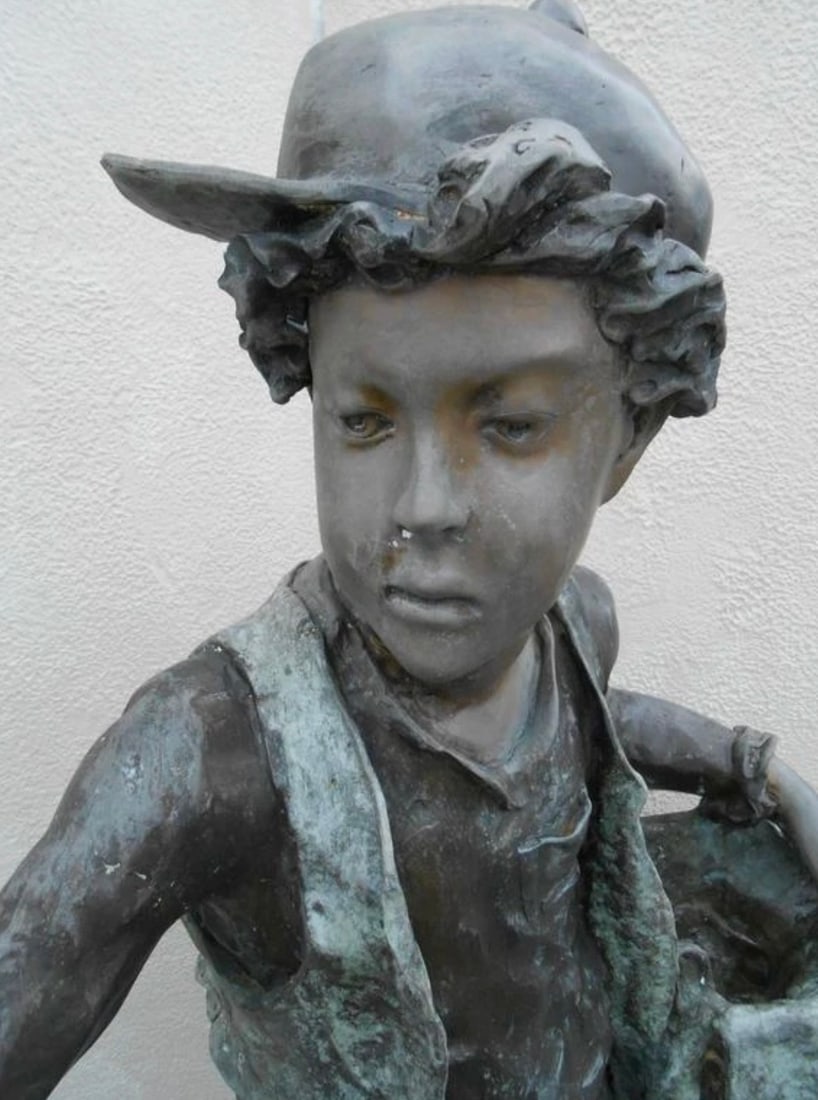 Bronze Garden Statue Caddy - 2