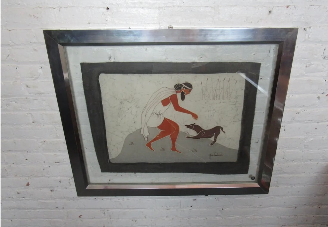 Framed Egyptian-Themed Artwork - 2
