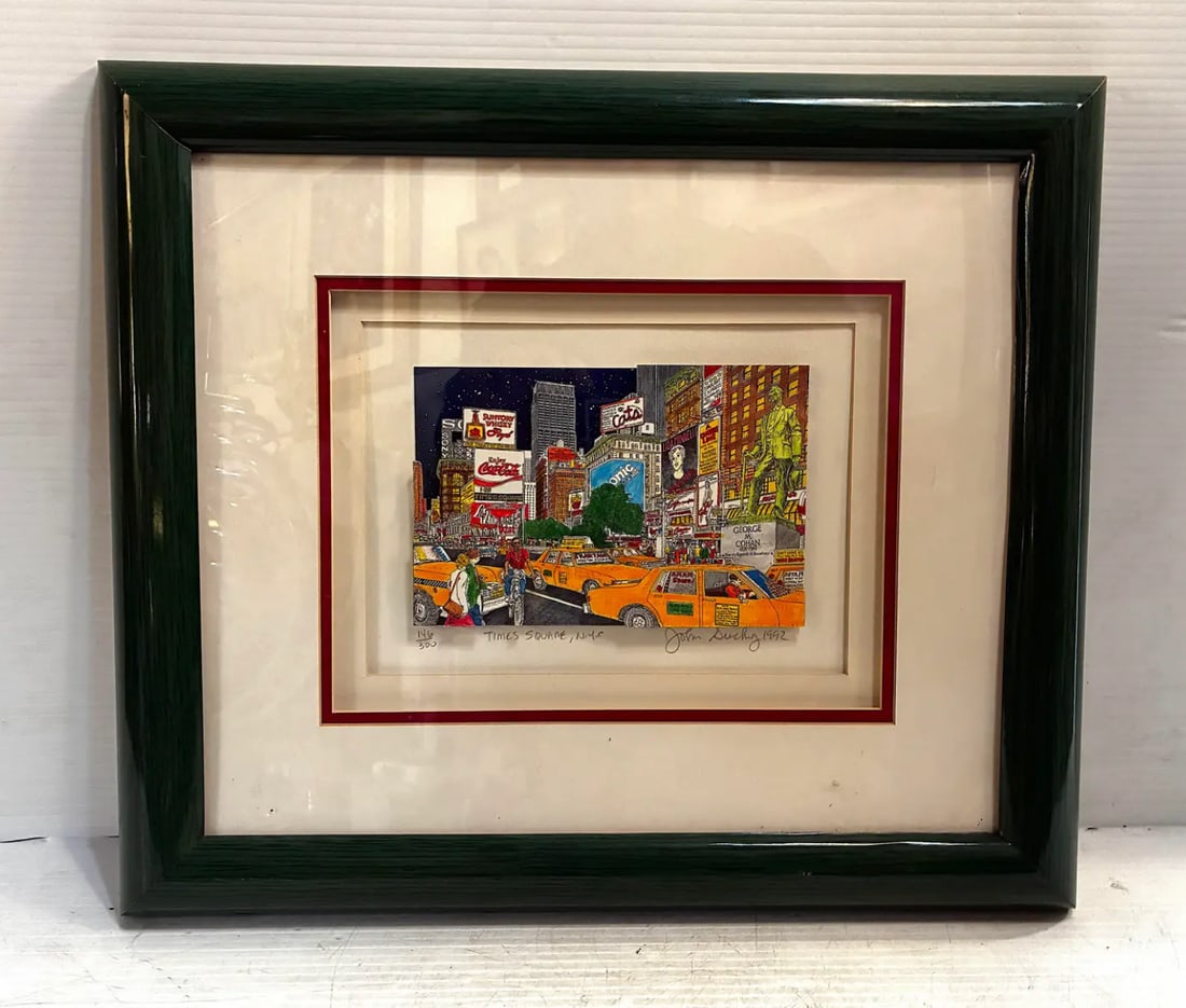"Times Square, N. Y. C.," Print by John Suchy (B. 1946) (1 of 6)