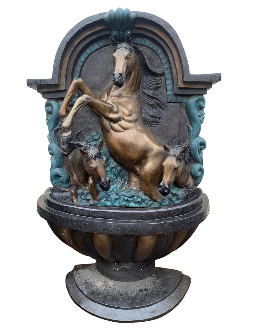 Standing Bronze Horse Fountain (1 of 7)