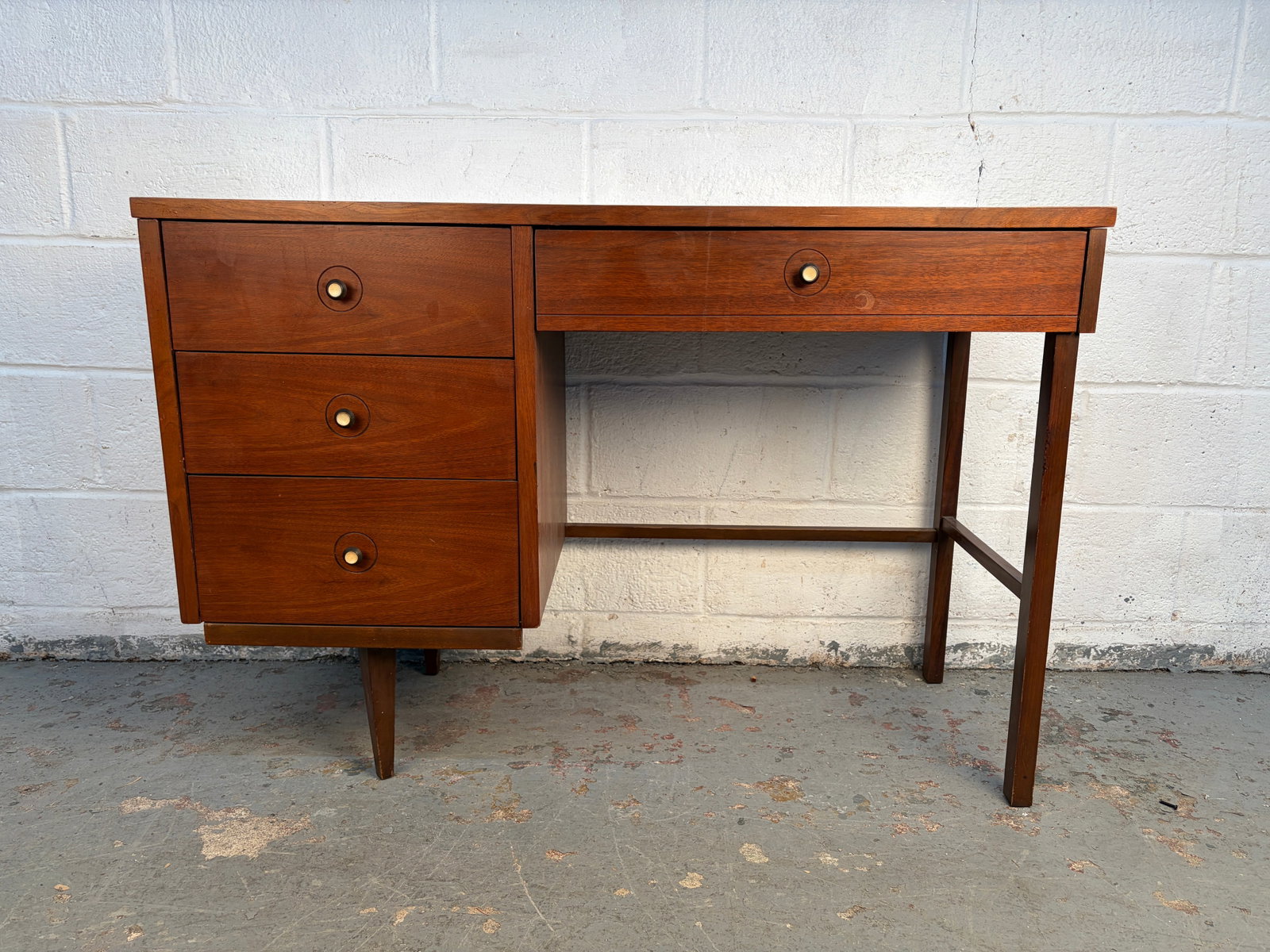 Mid-Century Walnut and Formica Top Writing Desk (1 of 15)