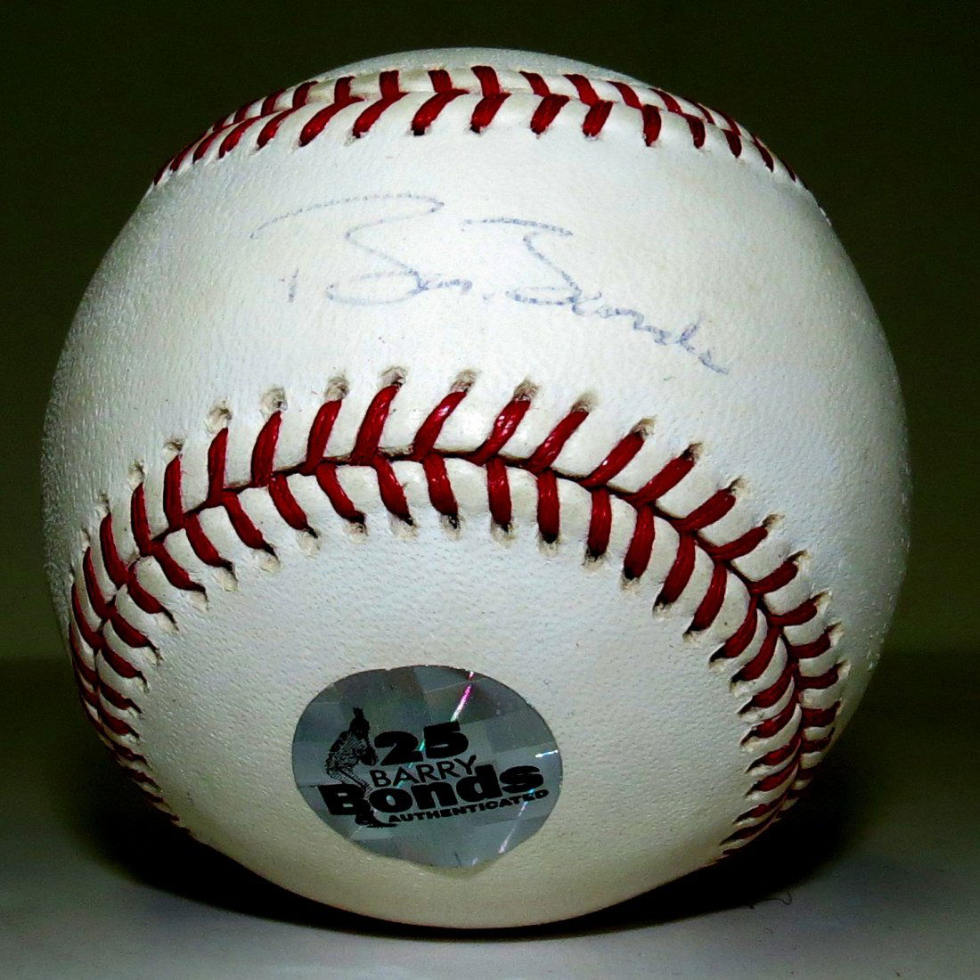 Barry Bands signed baseball (1 of 1)