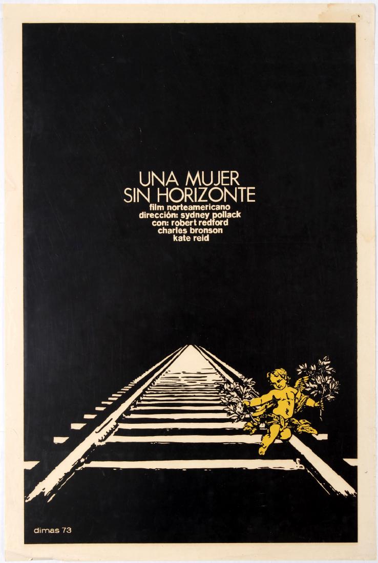 Cuba Movie Poster This Property Is Condemned Dimas USA: Original vintage movie poster for Cuban release of American romantic melodrama This Propery is Condemned (Una Mujer Sin Horizonte). A railroad official, Owen Legate comes to Dodson, Mississippi to shu