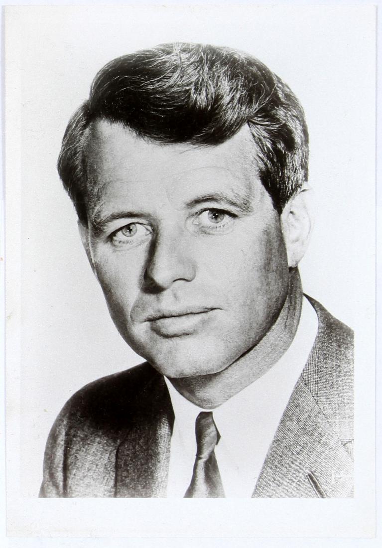 Election Posters Materials Robert Kennedy USA President: Set of 7 items including posters, election brochures and materials for Robert Kennedy campaign and later US Democrat Party election campaign. 1. Original vintage promotional leaflet for Robert Kennedy